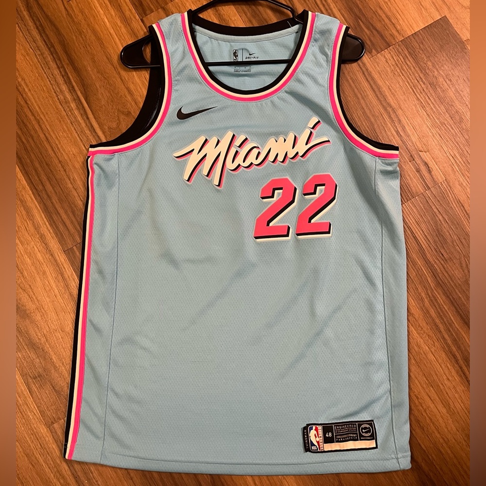 Jimmy Butler Nike Miami Heat Miami Vice City Edition Jersey Large